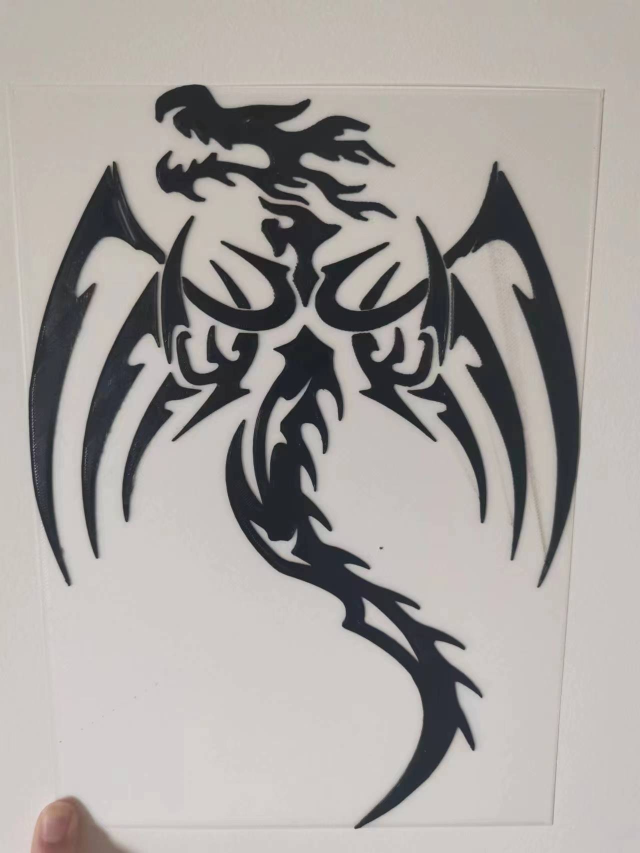 Dragon mural by download free stl model printables