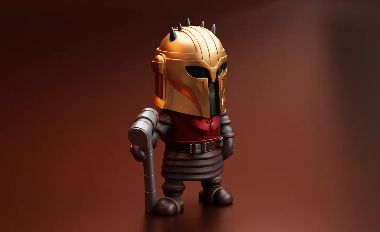 MANDALORIAN ARMORER Custom Printed on Lego Minifigure! Star Wars