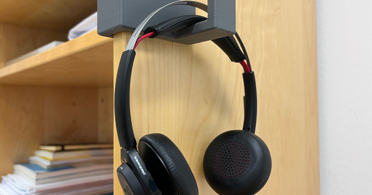 Headset Hanger by thomers Download free STL model