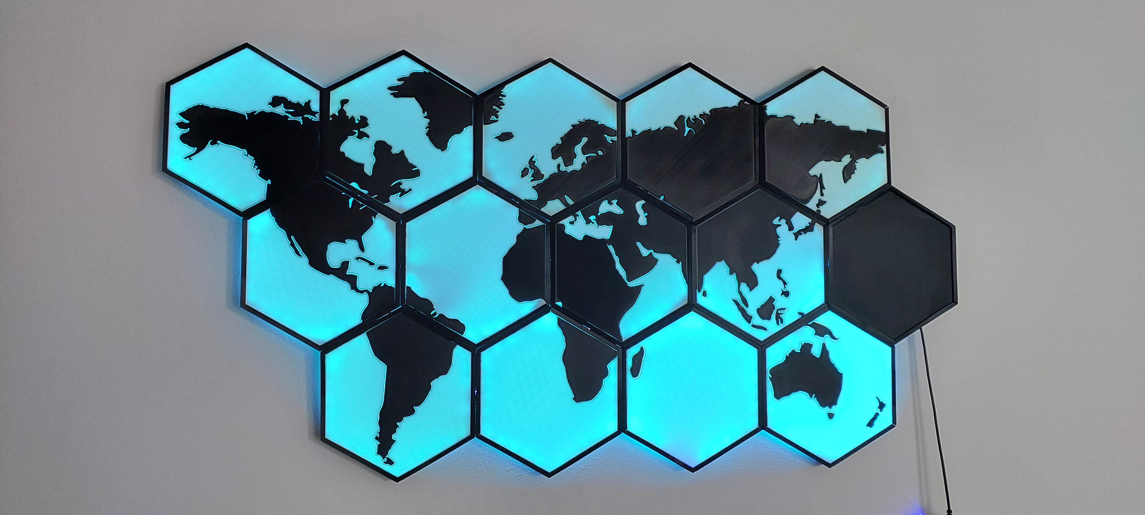 Hexagon World Map