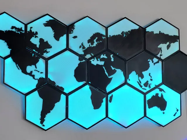 Hexagon World Map
