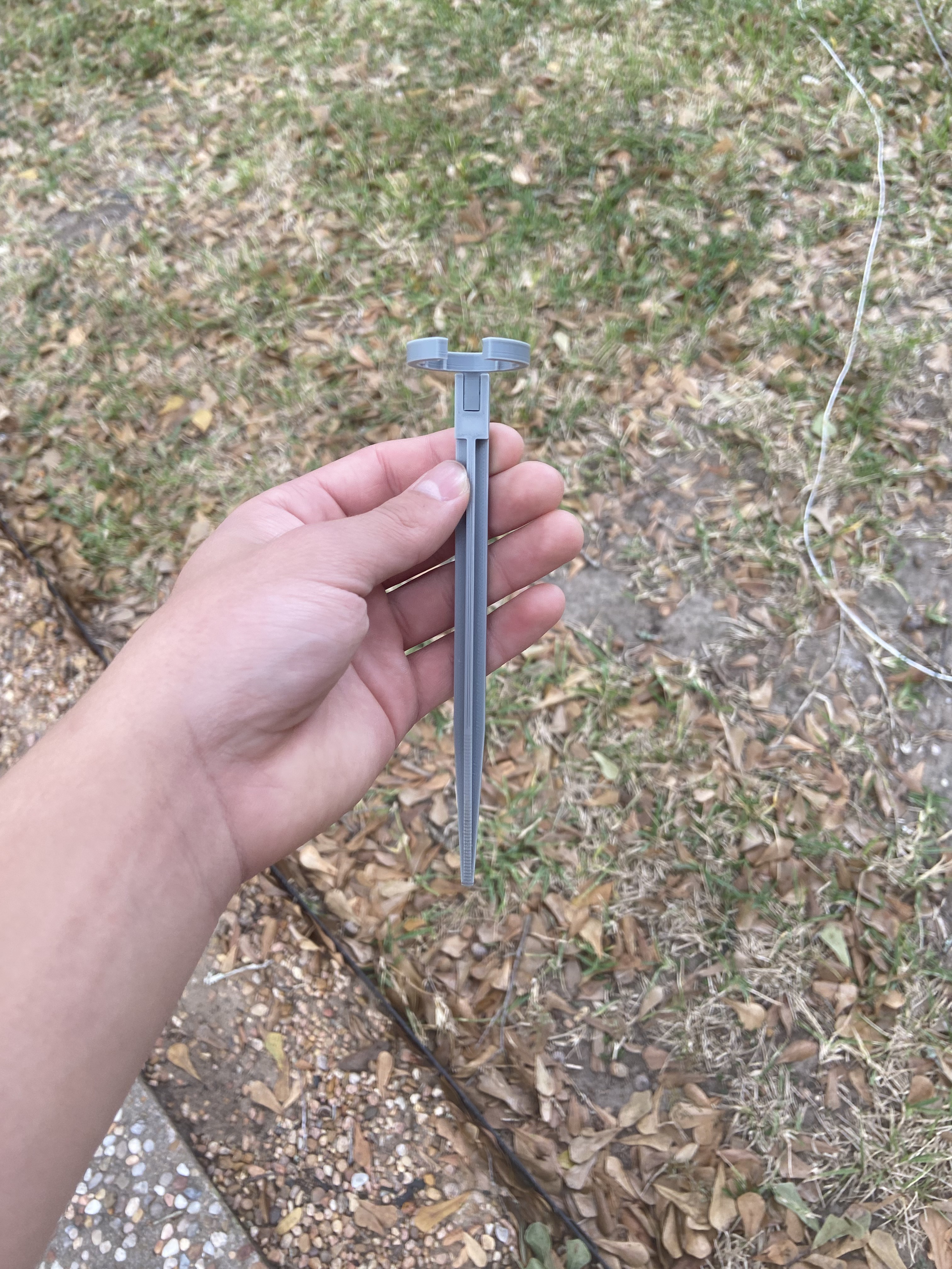 Christmas light stake