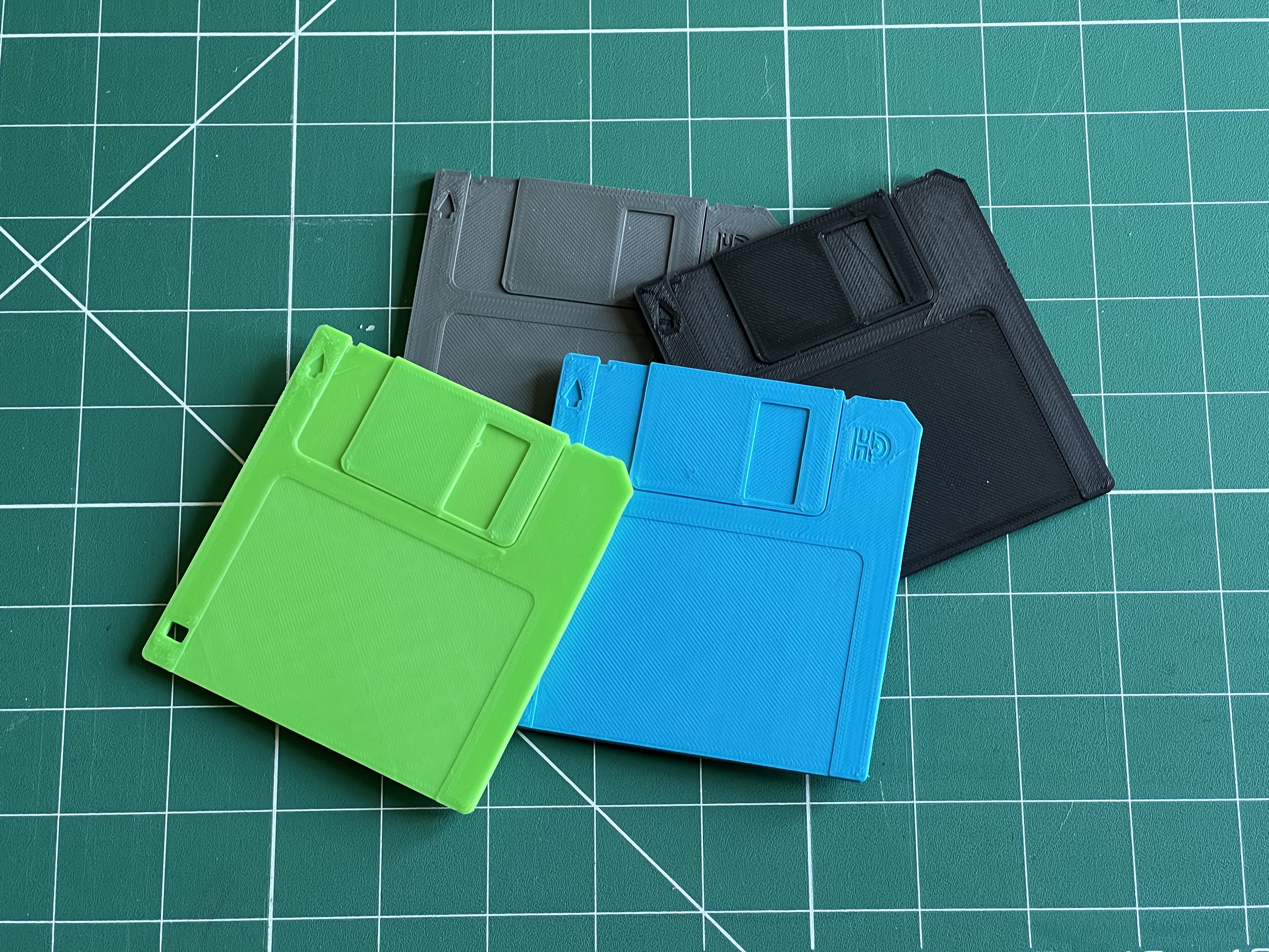 Miniatura 3 do modelo 3D 3.5" Floppy Disk