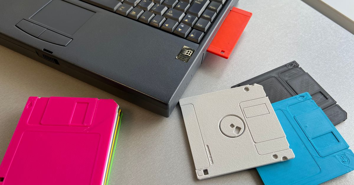 3.5" Floppy Disk by mygadgetlife Download free STL model