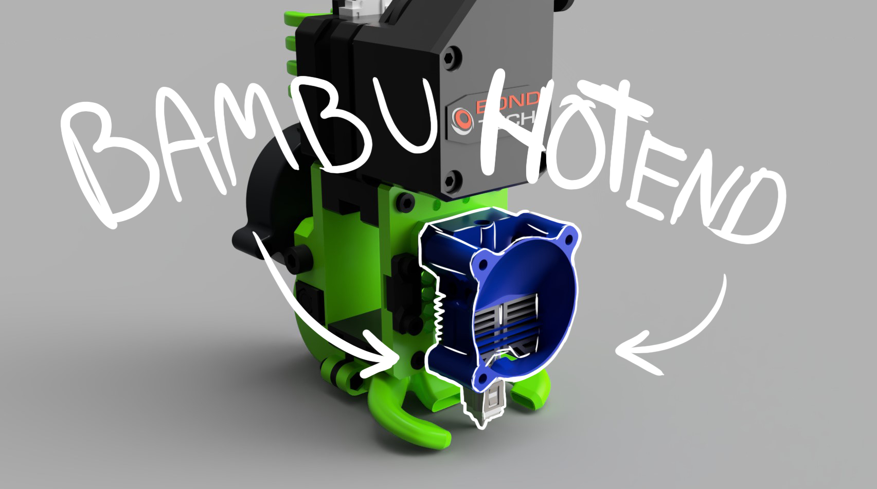Eva 2.4 Bambu Lab hotend mount