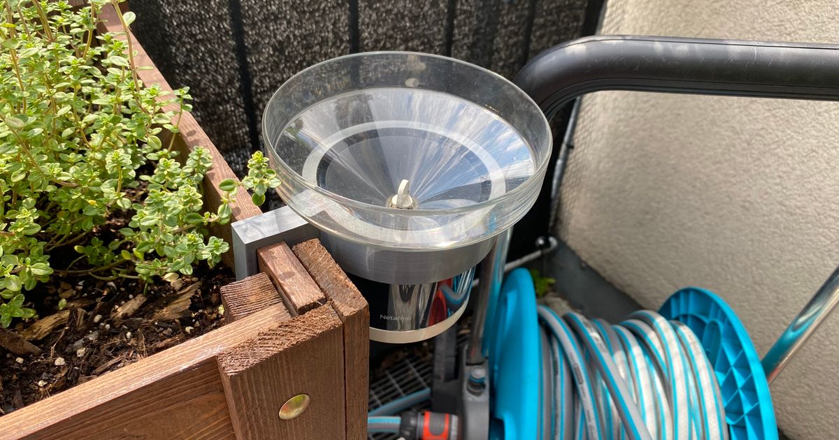 Netatmo Rain Gauge mount by pcuser333 Download free STL model