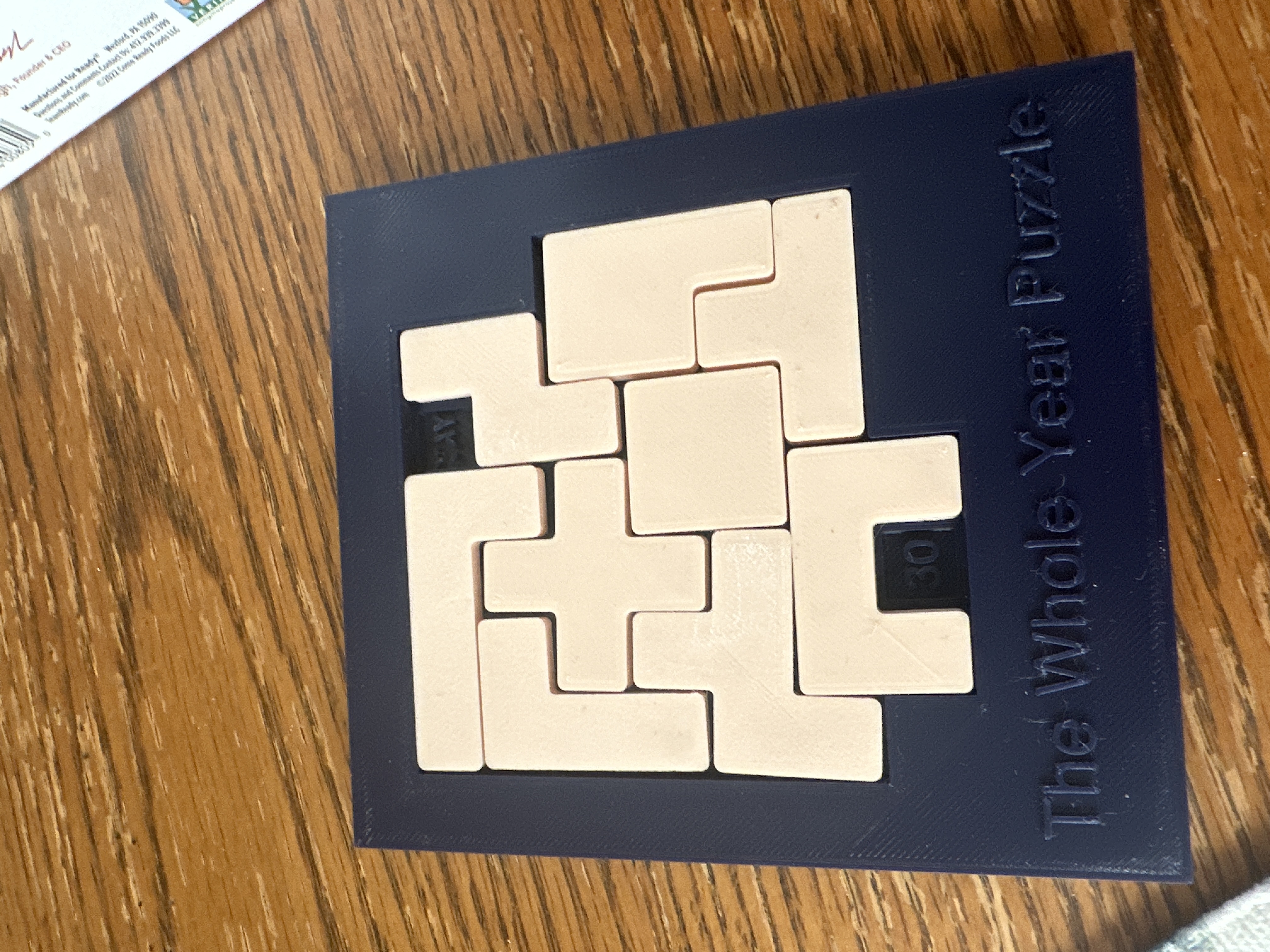 Whole Year Puzzle