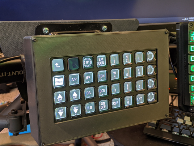 StreamdeckXL flight sim mount