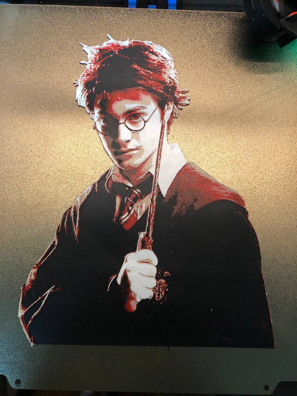 Harry Potter 3d Painting Con Hueforce By Melgar Download Free STL 