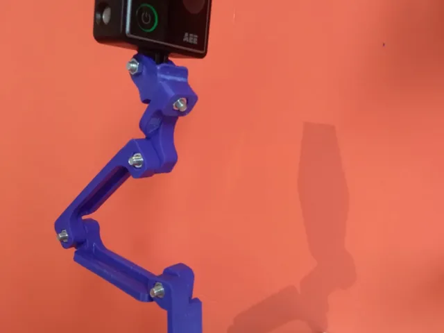 Foldable modular camera tripod