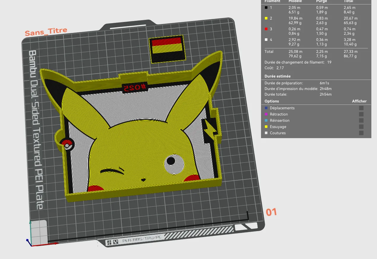 Fichier STL Pikachu assis Lampe LED Lightbox 🪞・Objet pour imprimante 3D à  télécharger・Cults