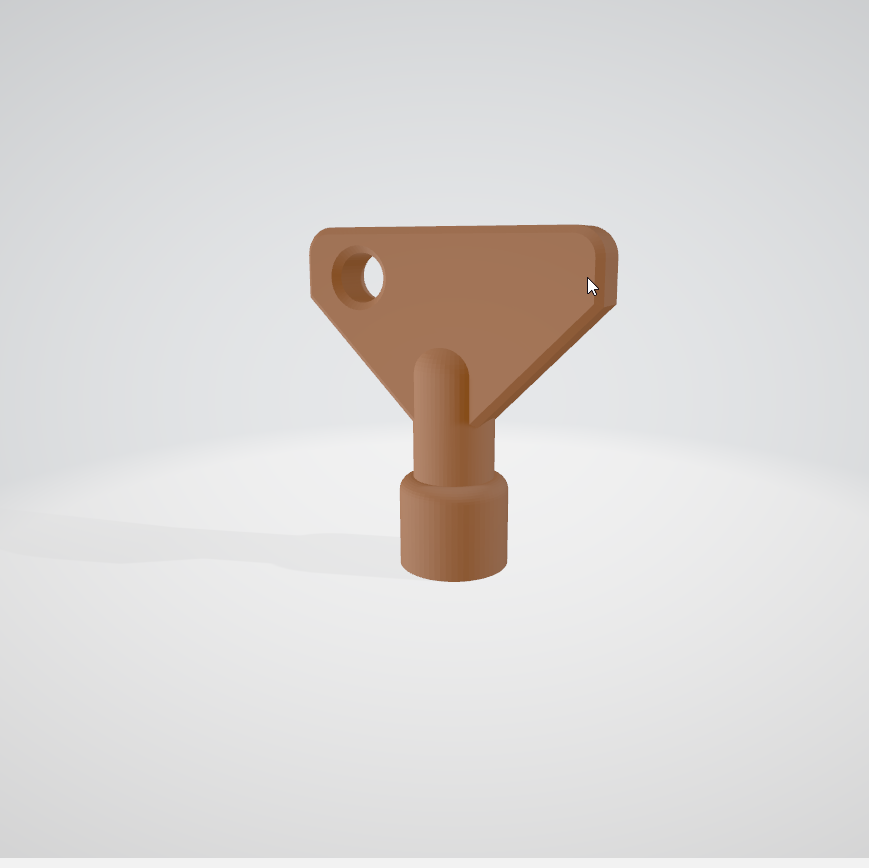 Miniatura 4 do modelo 3D Electricity Cabinet Triangular Key