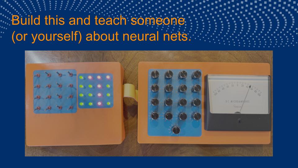A Perceptron: a one-neuron neural network