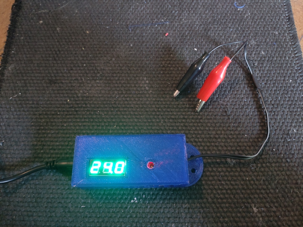 XL6019 DC boost or stepdown buck converter box with voltmeter display