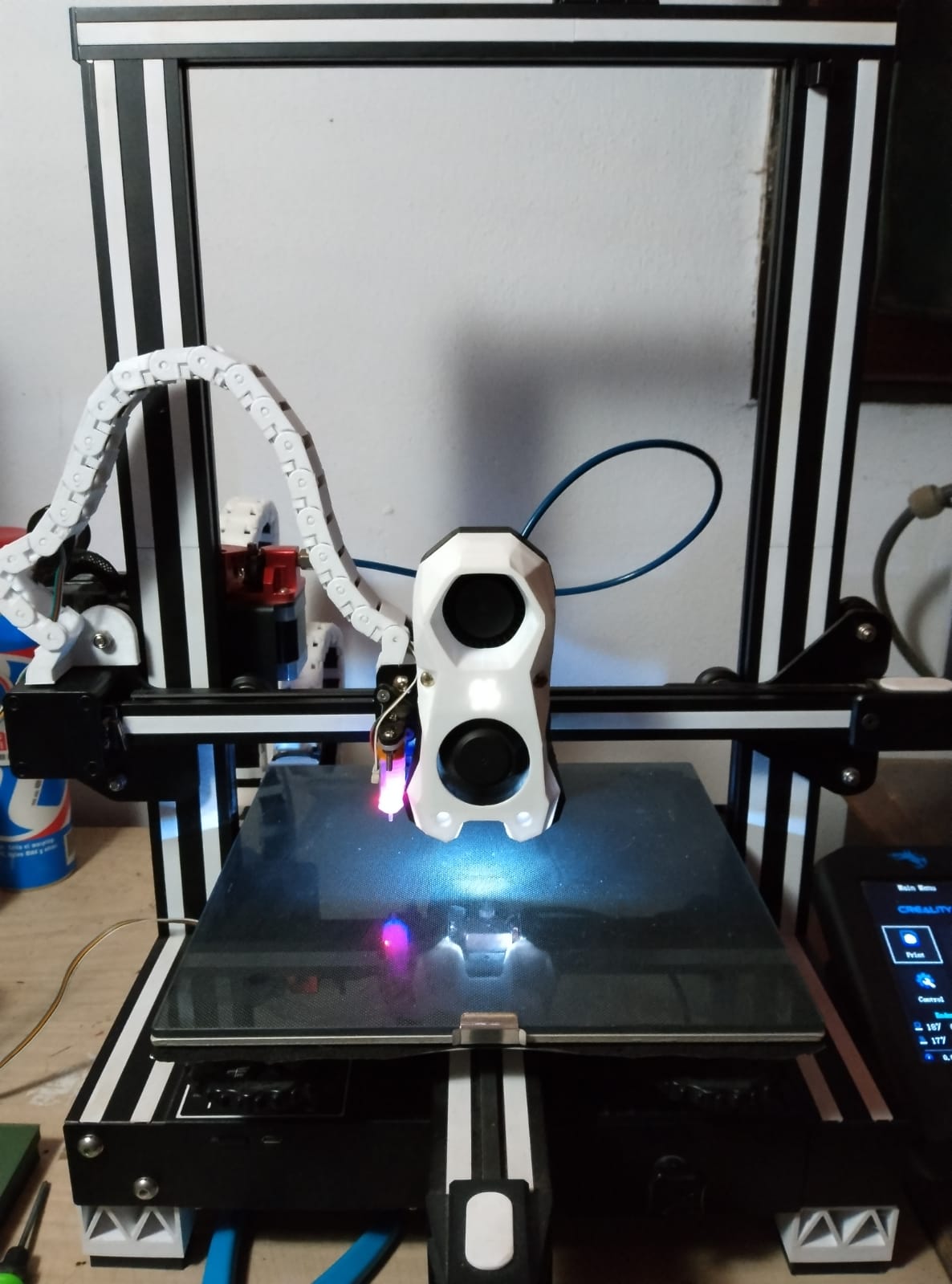 Ender 3 V2 front cable chain