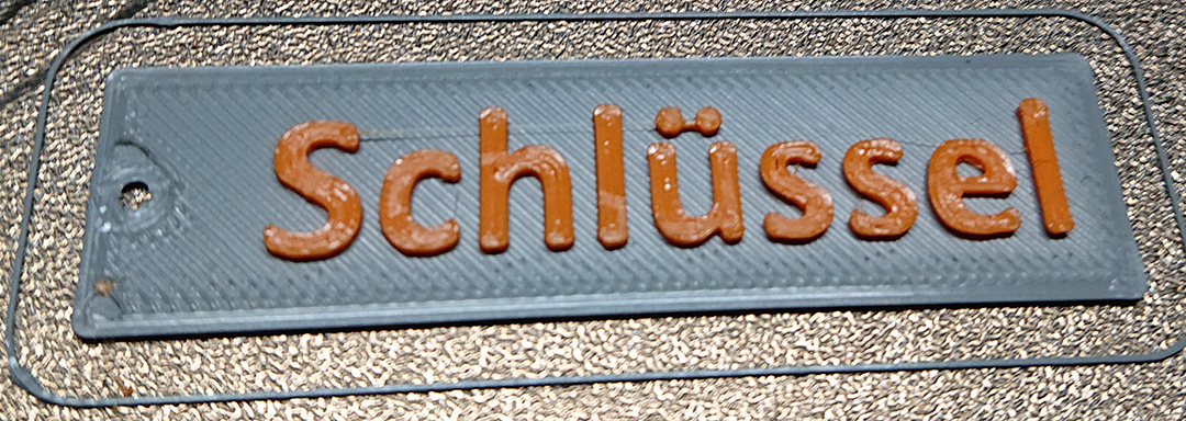Keyring for your key, Schlüsselanhänger für Deinen Schlüssel