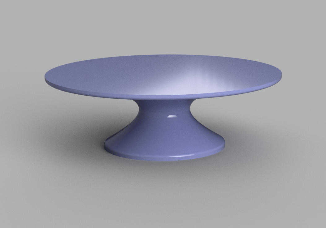 Miniatura 2 do modelo 3D Cake stand