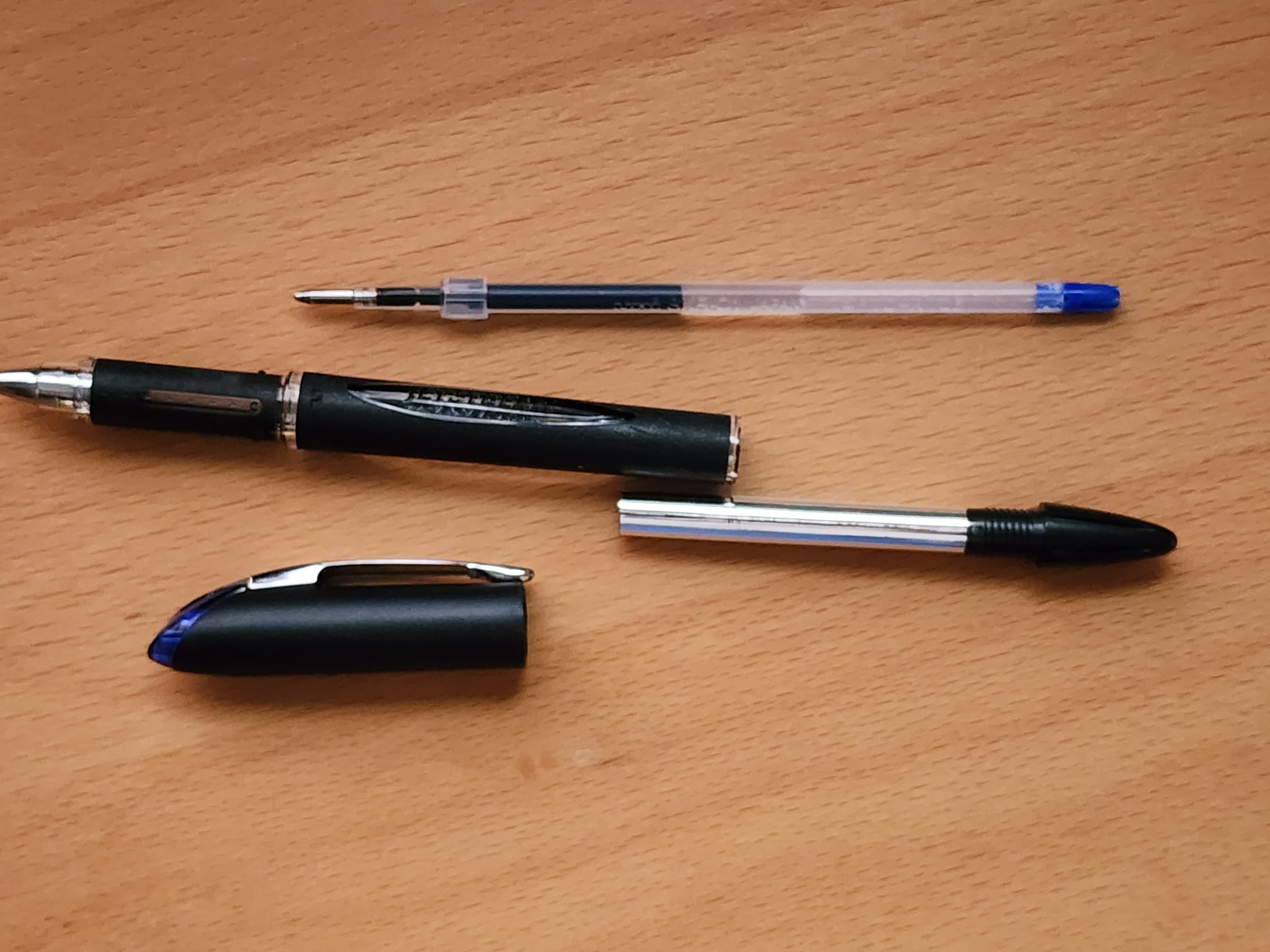 Uniball Jetstream to Mont Blanc Rollerball refill adapter by Joe