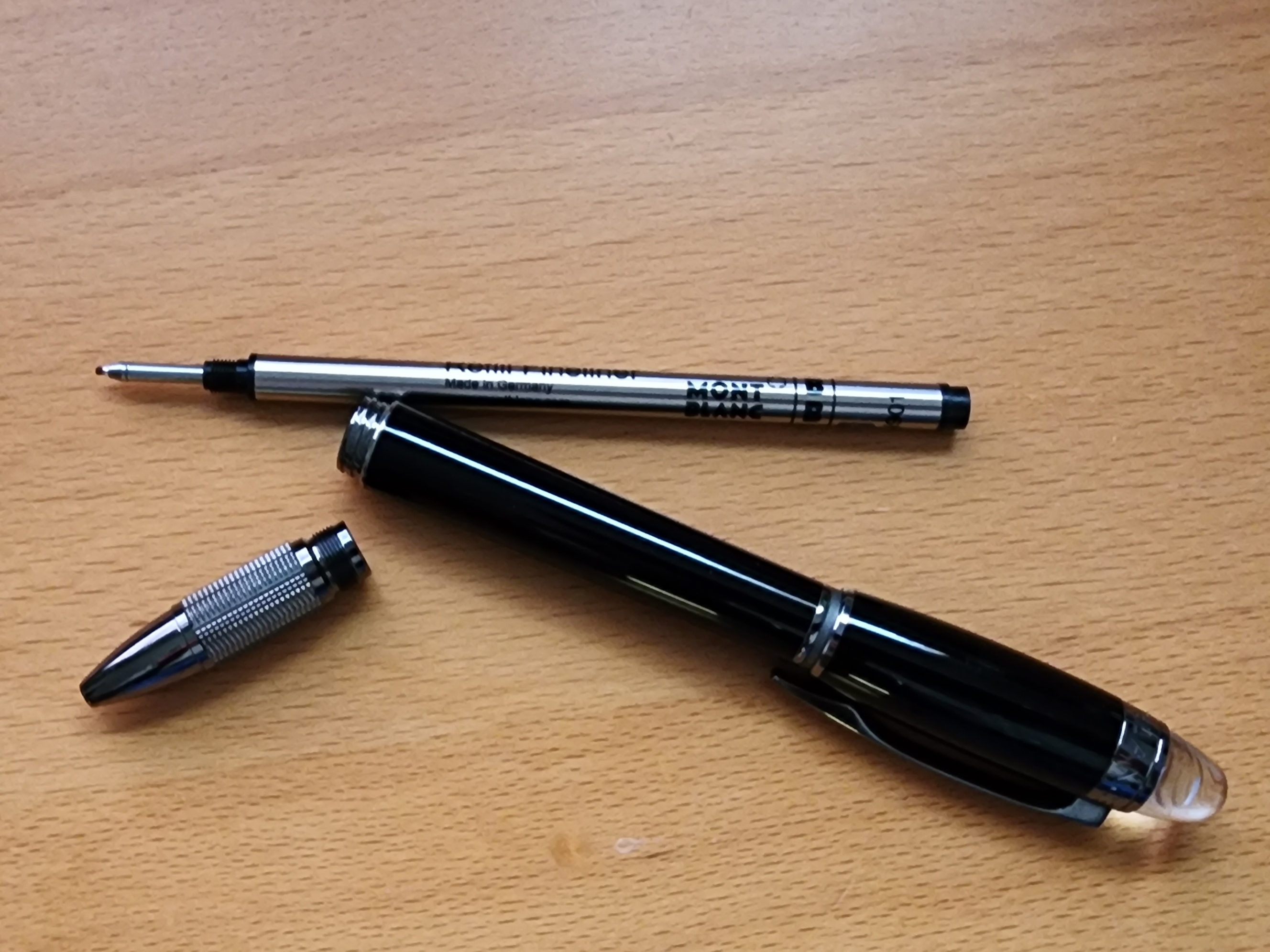 Uniball Jetstream to Mont Blanc Rollerball refill adapter by Joe