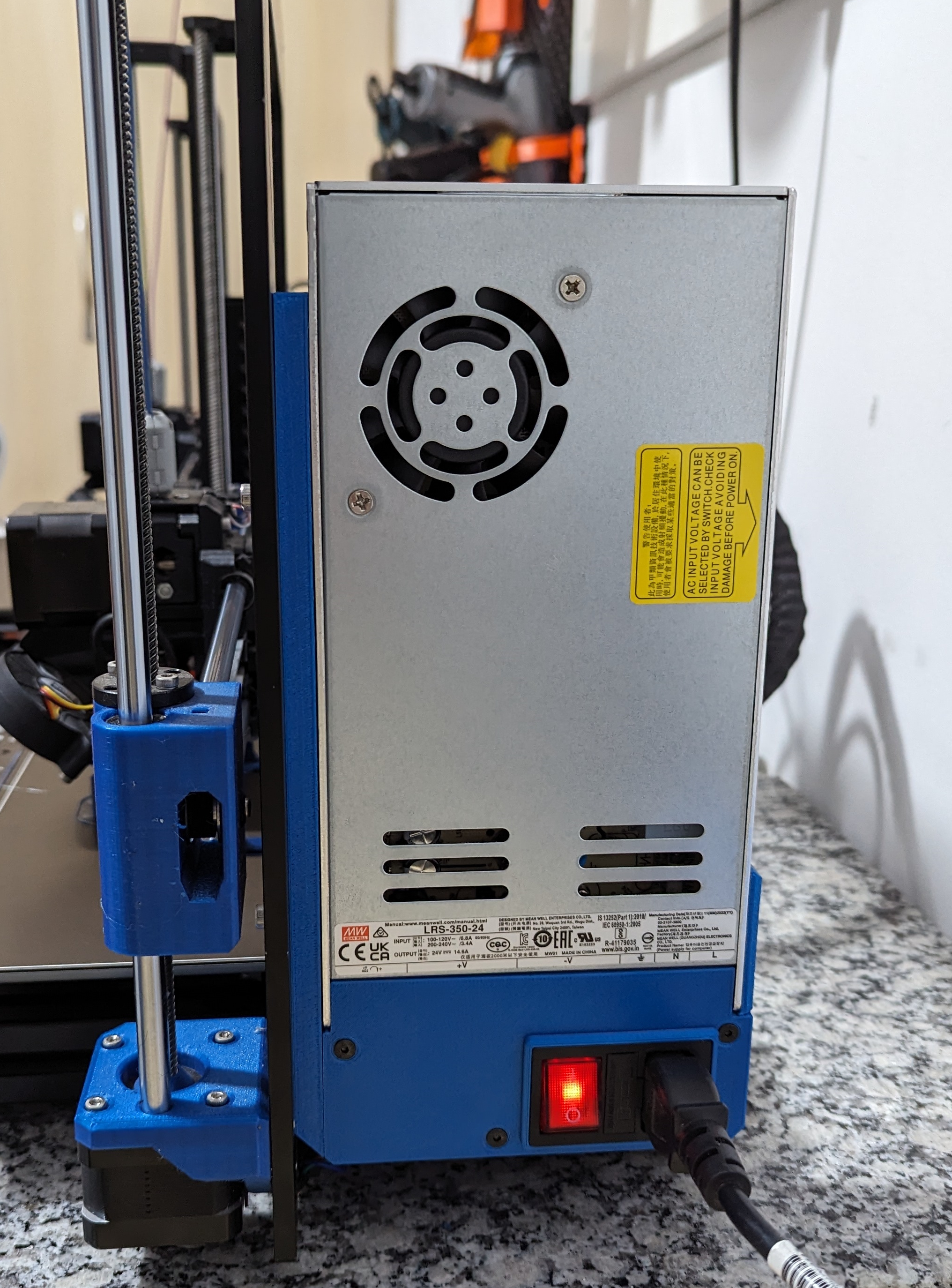 FYSETC MW Power Supply LRS-350-24 Mount for Prusa MK3S+ & MK4