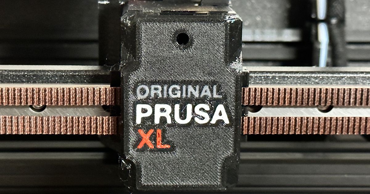 Prusa XL X-Carriage cover with access to Nextruder nozzle grub screw by ...