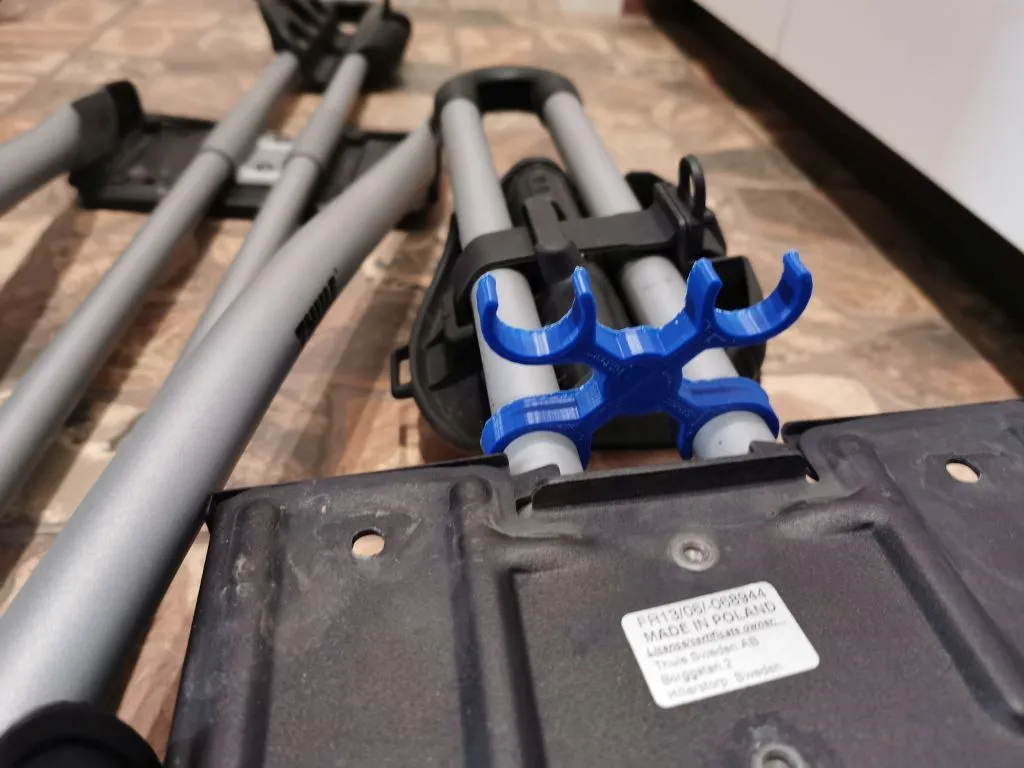 Storing thule bike rack store