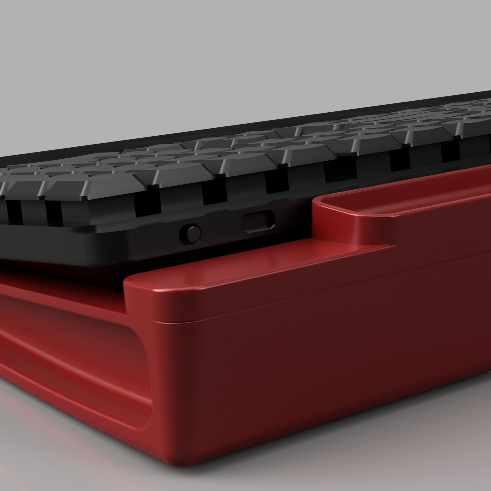 Round Riser Stl Logitech MX riser with wrist rest - no supports, no hardware â STL ...