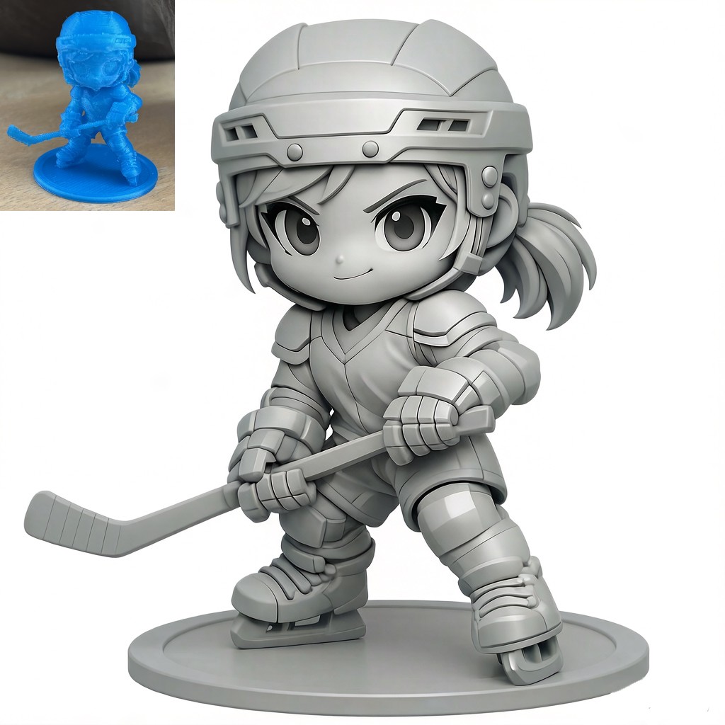 Chibi Hockey Player #2