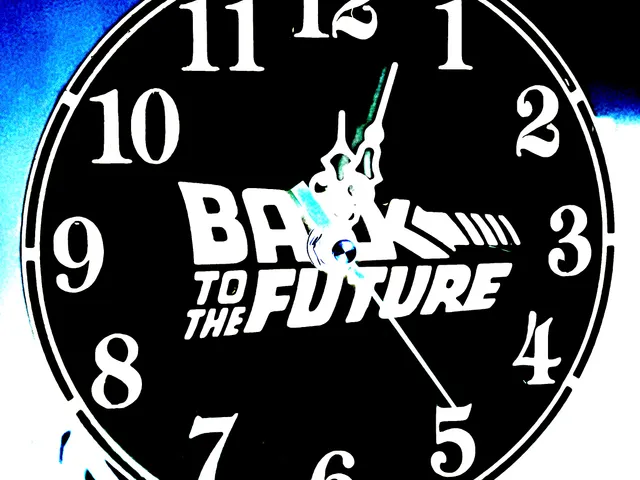 Back To The Future Clock Face