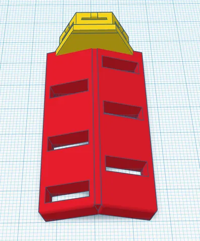 Honeycomb wall USB storage 6 slots staggered