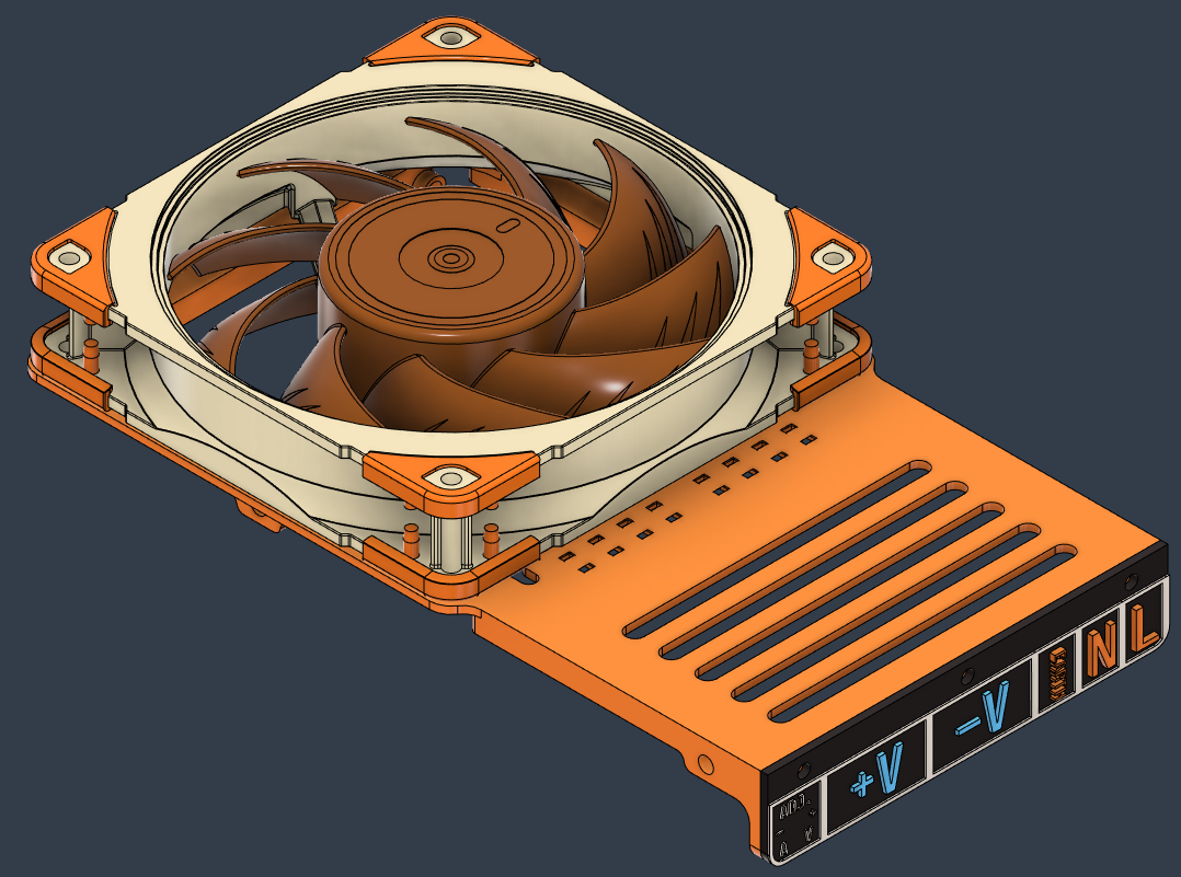 120mm PSU Cover by f191 | Download free STL model | Printables.com