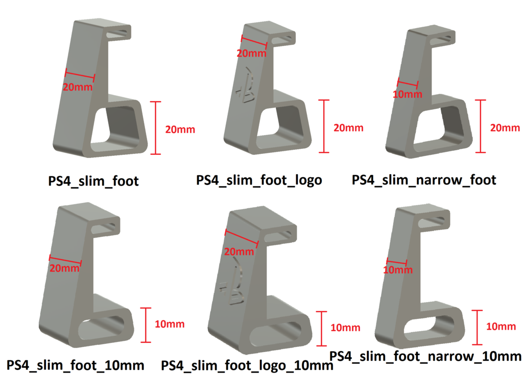 Foot for PS4 SLIM par Marcus24 | Téléchargez gratuitement un modèle STL ...