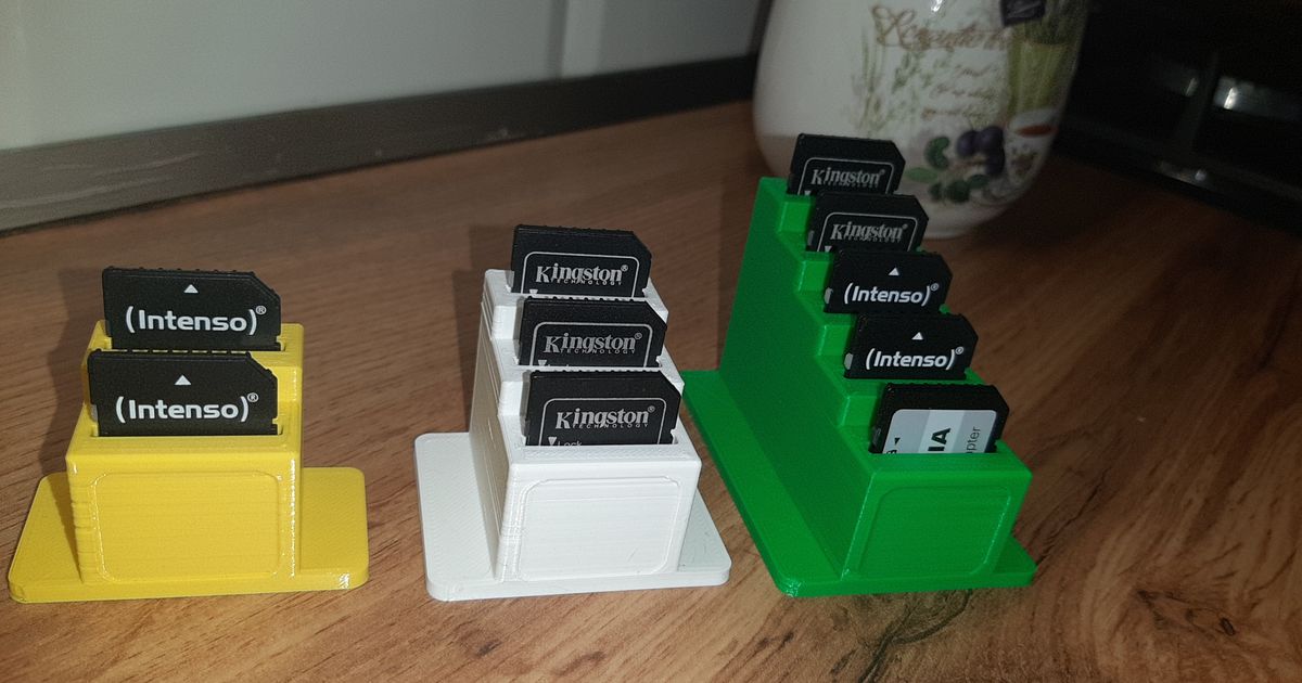 SD card holder by BódiT Download free STL model
