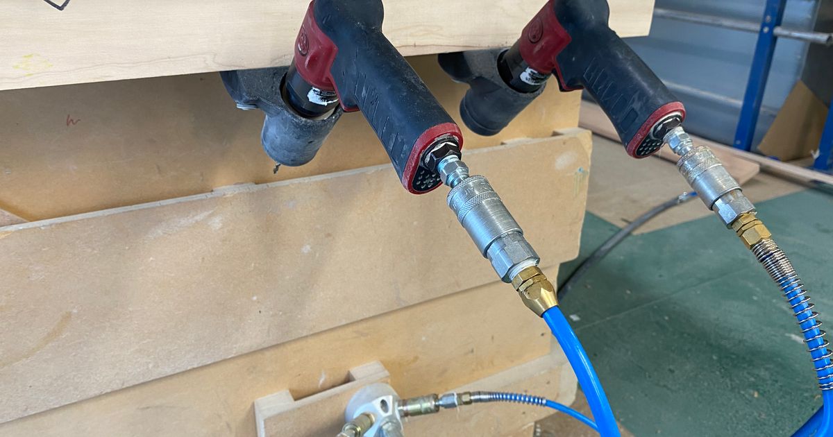 Air gun holder by dp makes Download free STL model