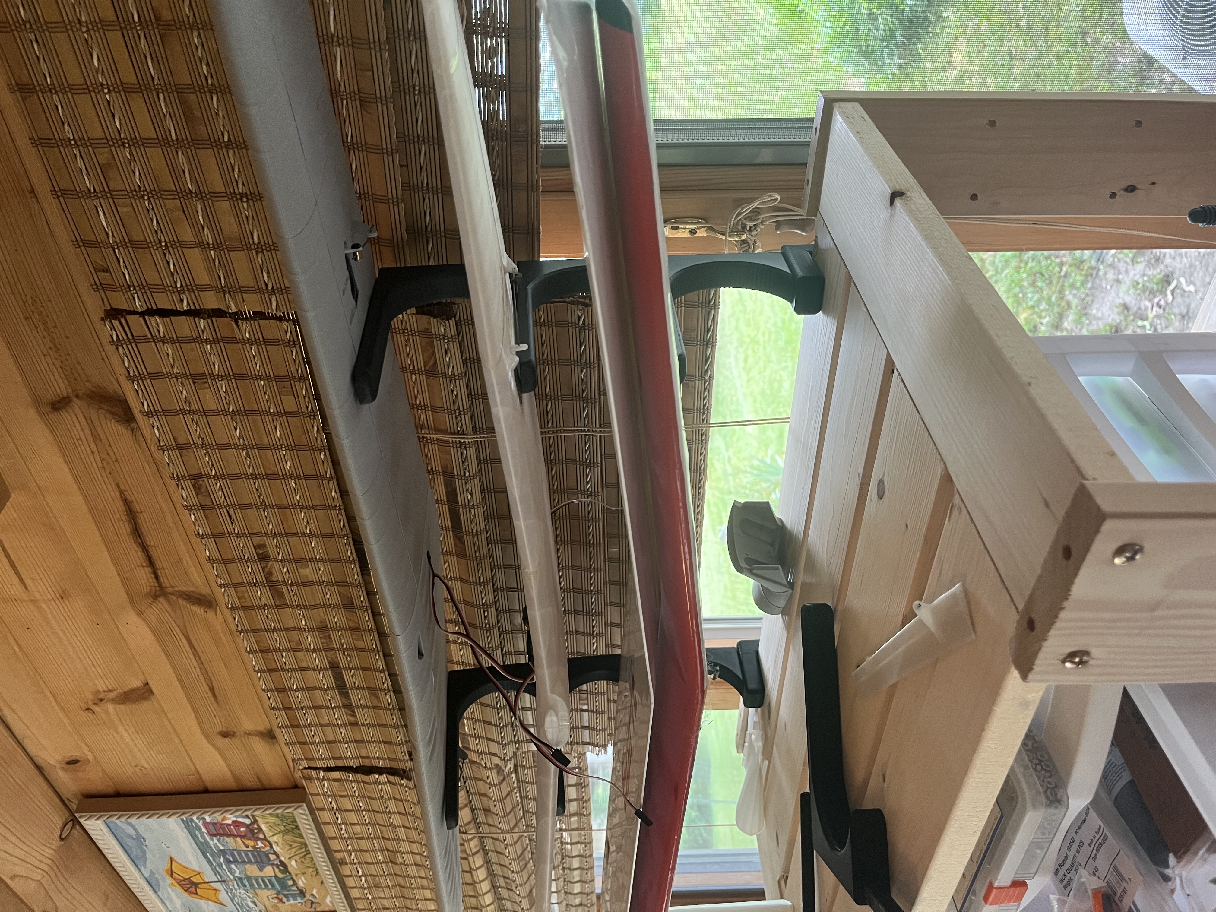 Modular clamping rc wing rack