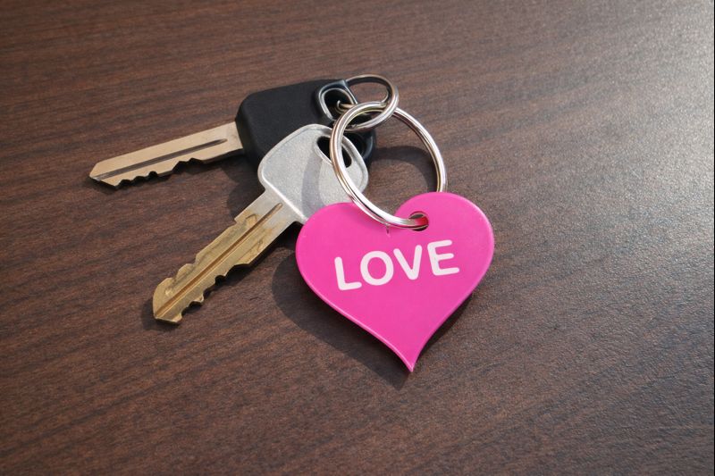 Heart Keychain – Customizable Gift — miniatura 4