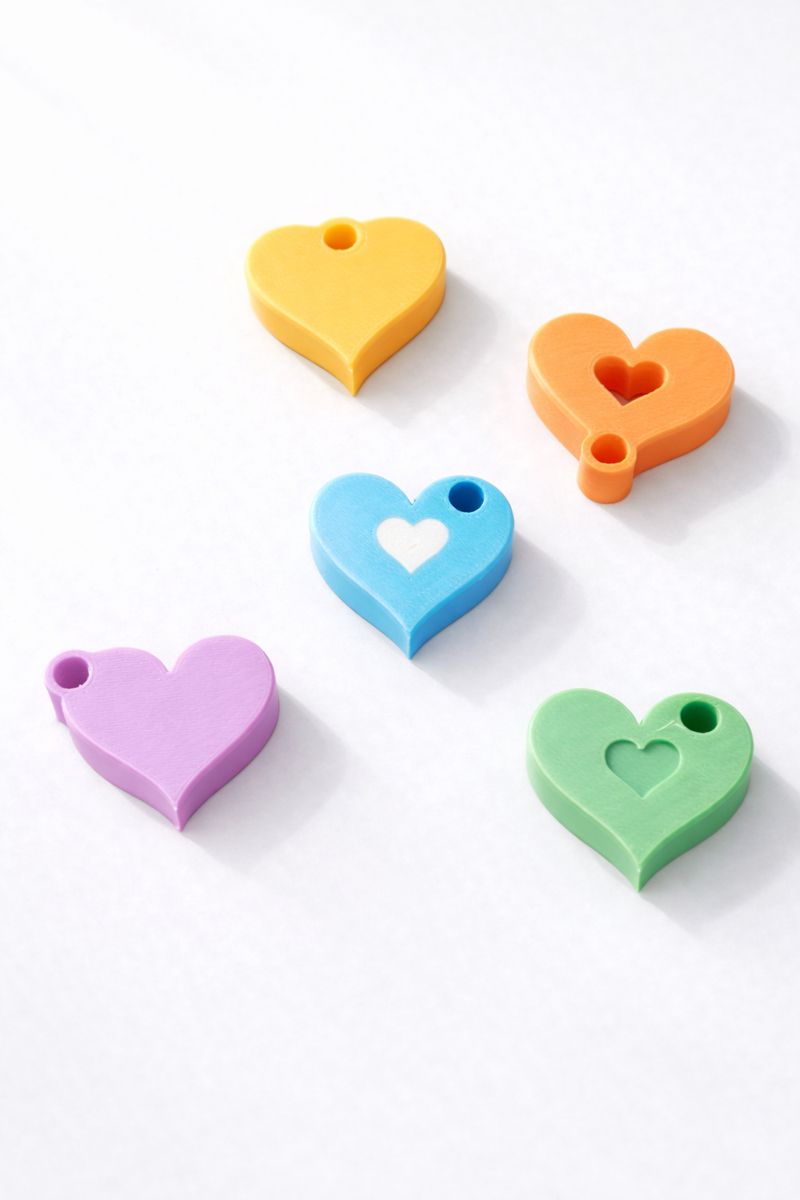 Heart Keychain – Customizable Gift — miniatura 2