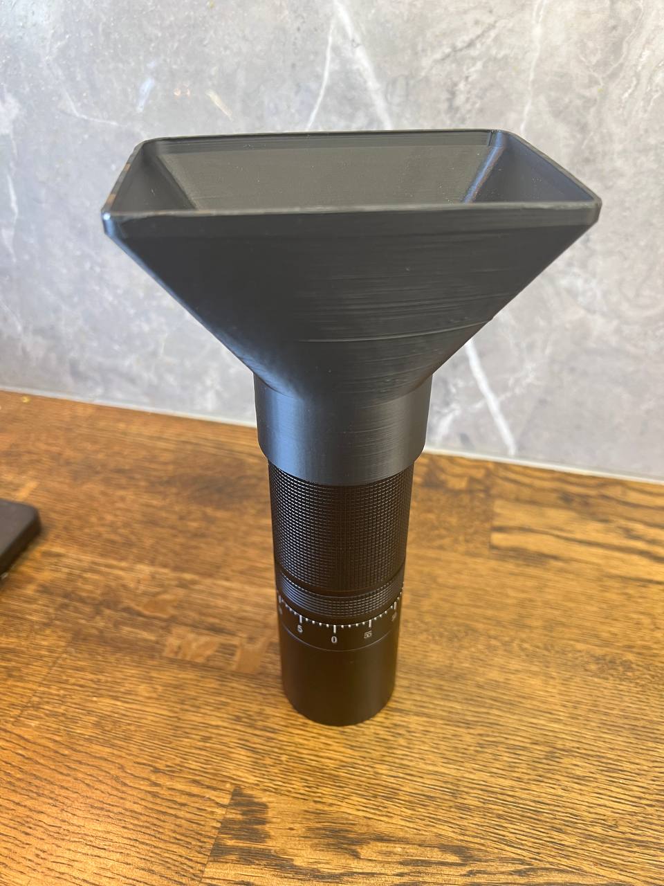 Coffee Bean Funnel with Return Spout