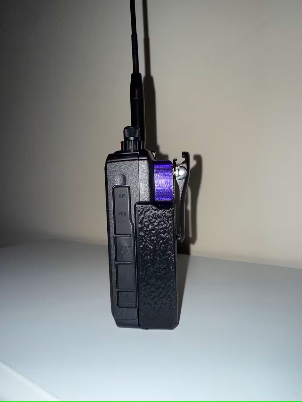 Kenwood D75 Pocket Clip Spacer