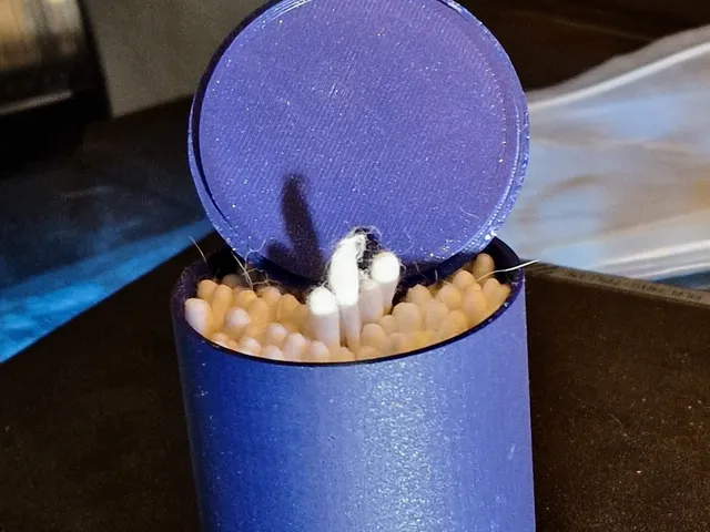 Cotton bud box