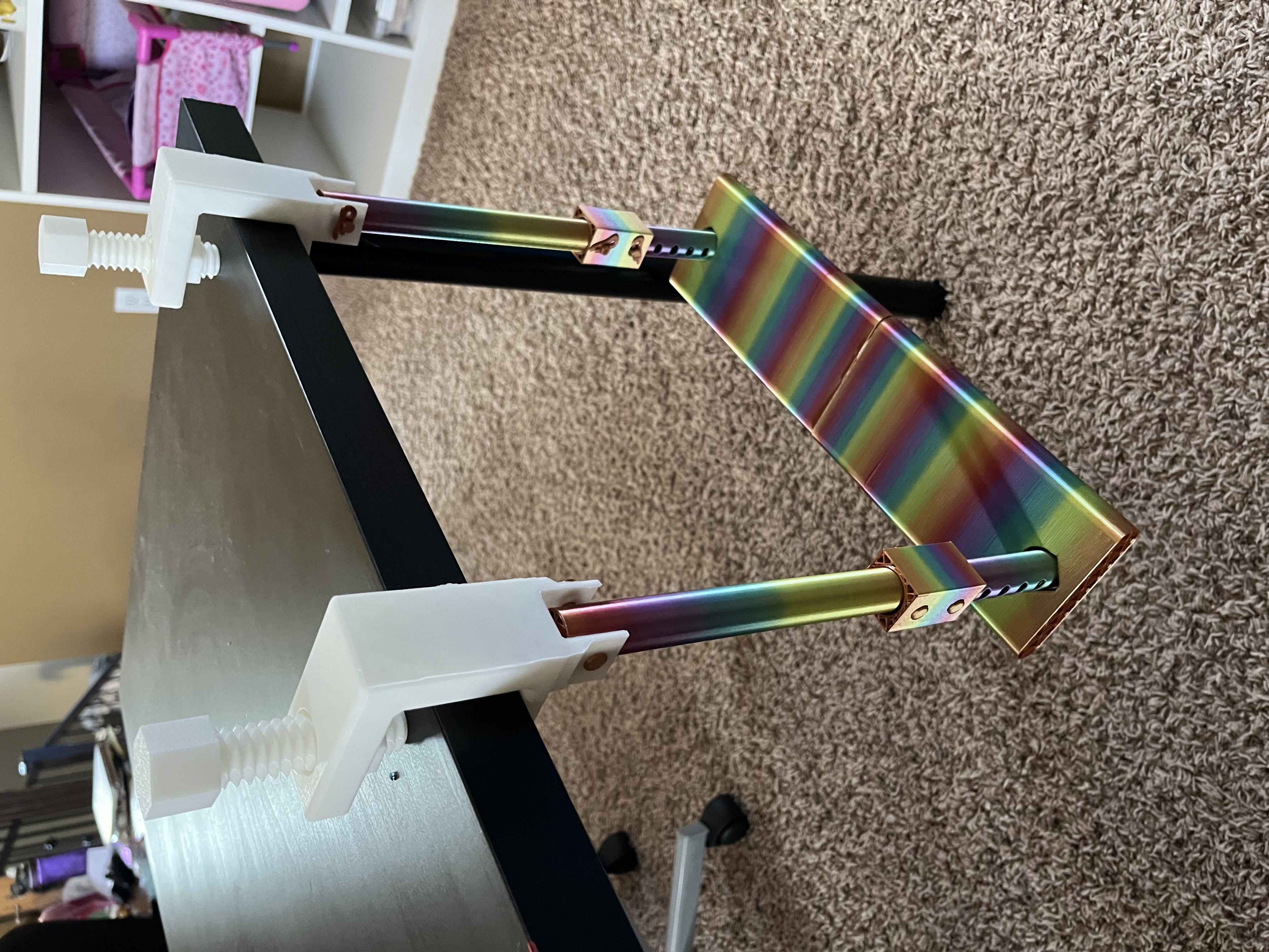 Clamp on Foot Rest for Desk