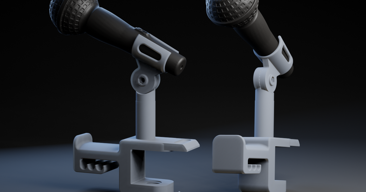 Shure sm57/58 Microphone Clamp Stand by Peter Farell Download free