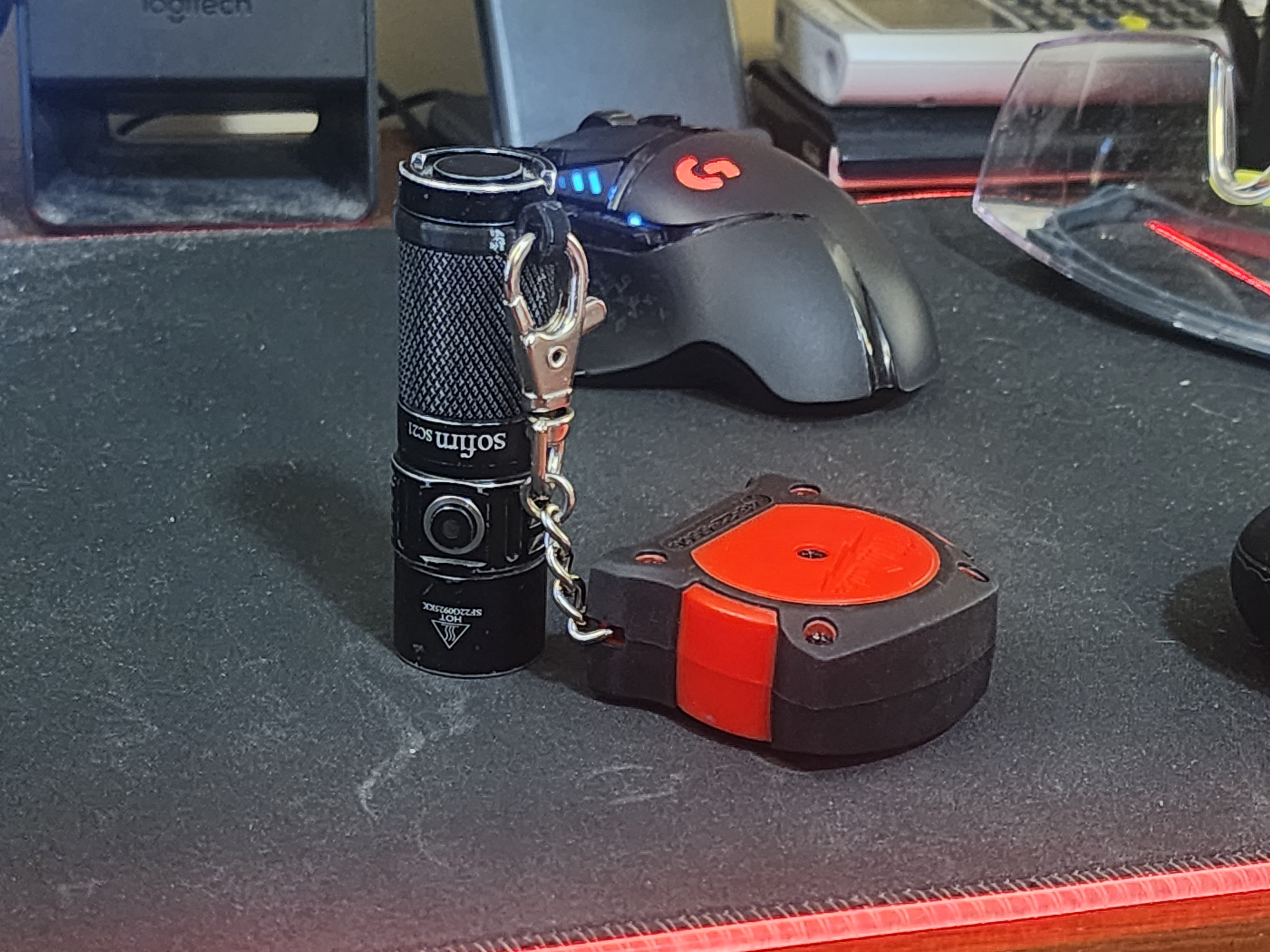 Miniatura 3 do modelo 3D Flashlight Keychain/Lanyard Loop for Sofirn SC21 (Pro)