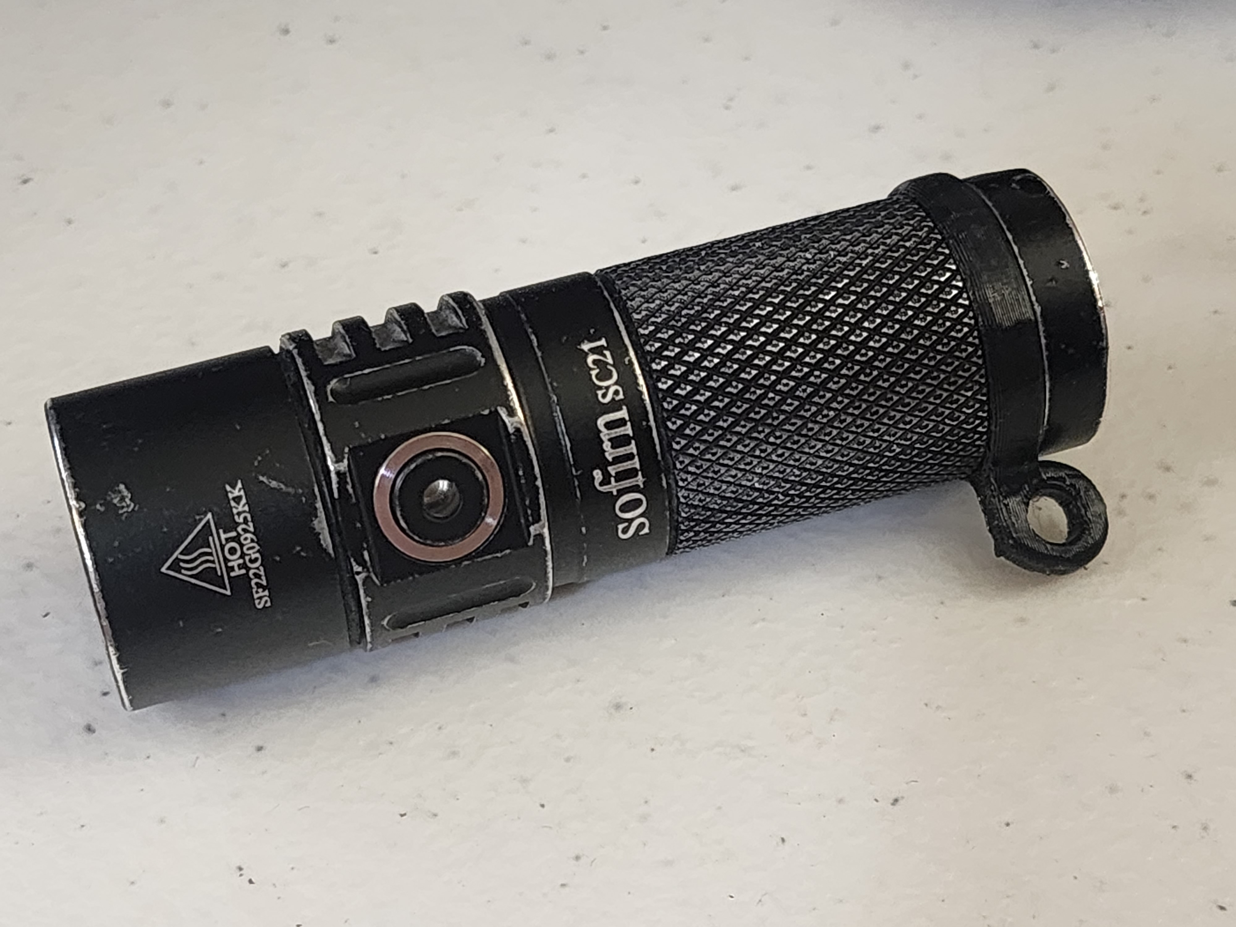 Flashlight Keychain/Lanyard Loop for Sofirn SC21 (Pro)