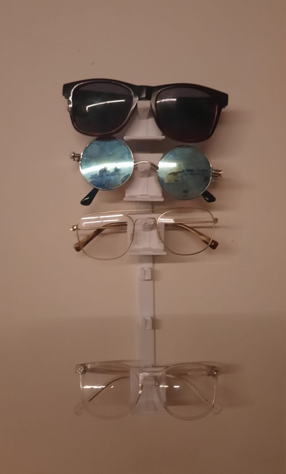 Modular Vertical Eyeglasssunglass Holder By Joris Mooij Download Free Stl Model 4247