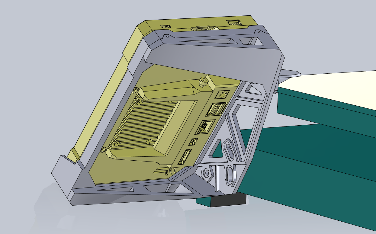 BTT Pad 7 bracket (Neptune 3 Pro) by Bobbylebob Download free STL