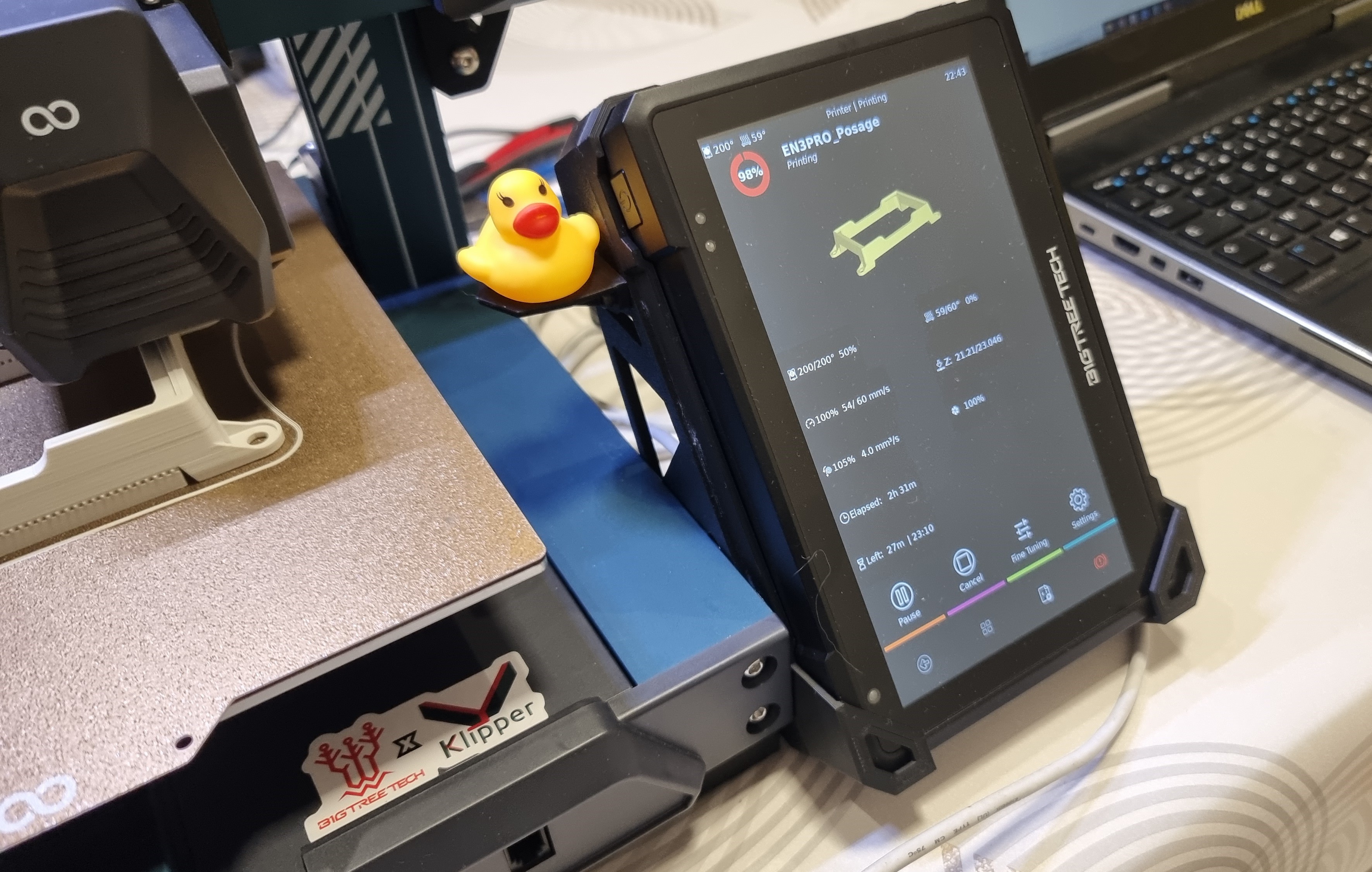 BTT Pad 7 bracket (Neptune 3 Pro)