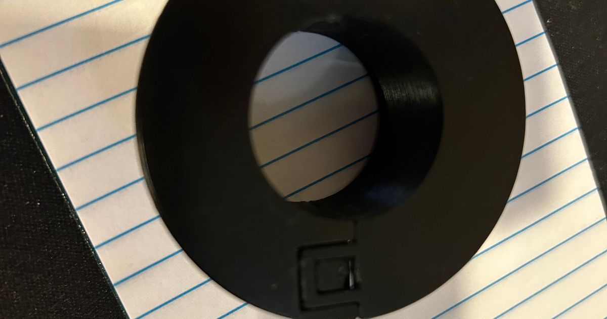 2 piece snap together grommet by KeilTheOld Download free STL model