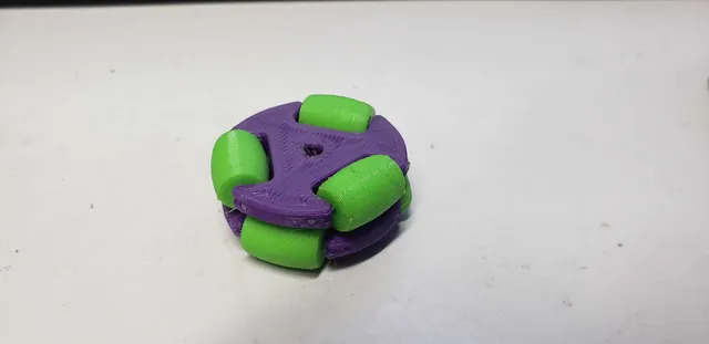 3D Printed Omni Wheel 3mm D-Shaft