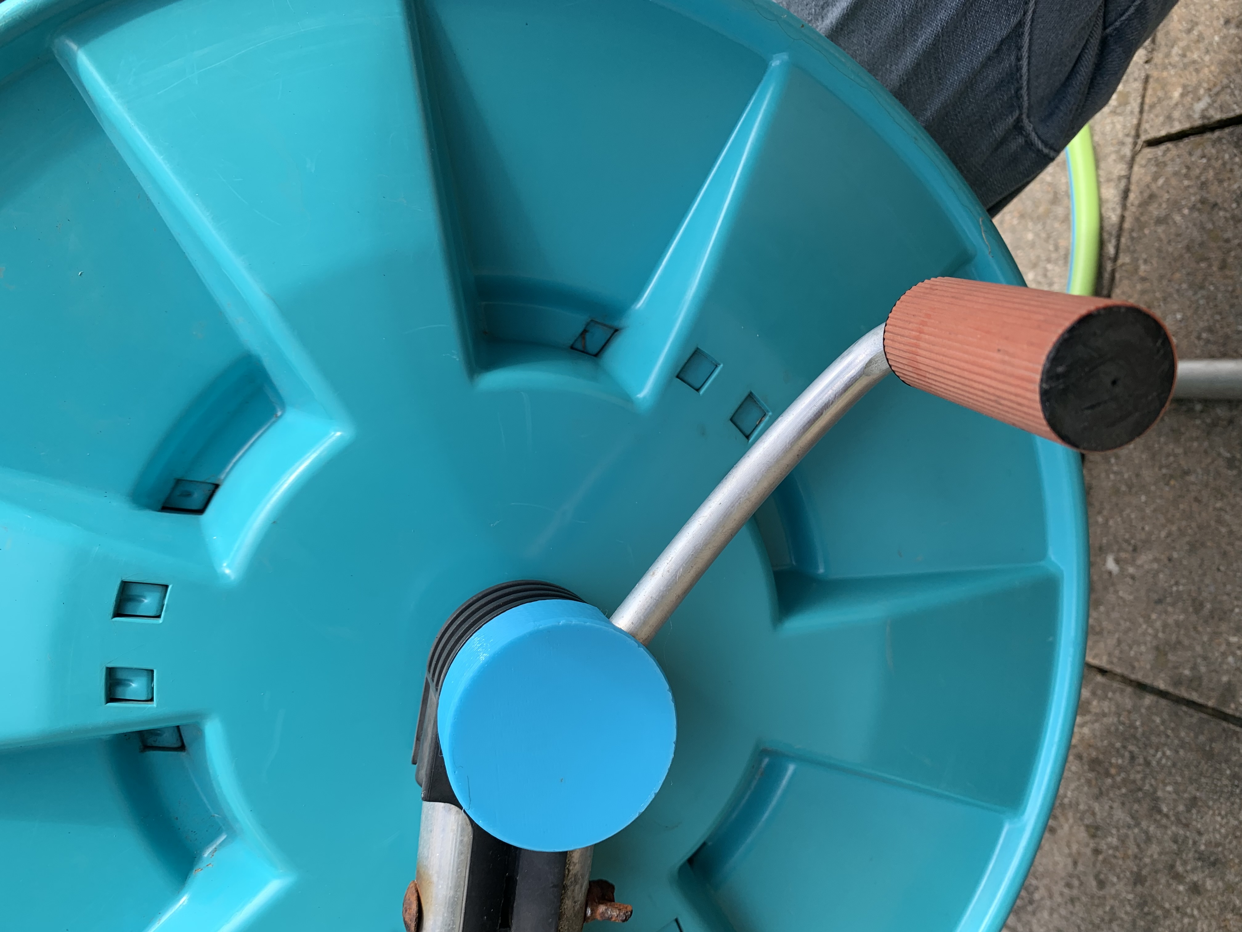 Gardena Hose Trolley Crank Cover Repair by dnsdlx Download free STL